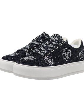 LAS VEGAS RAIDERS Crytal Team Colored Sneaker